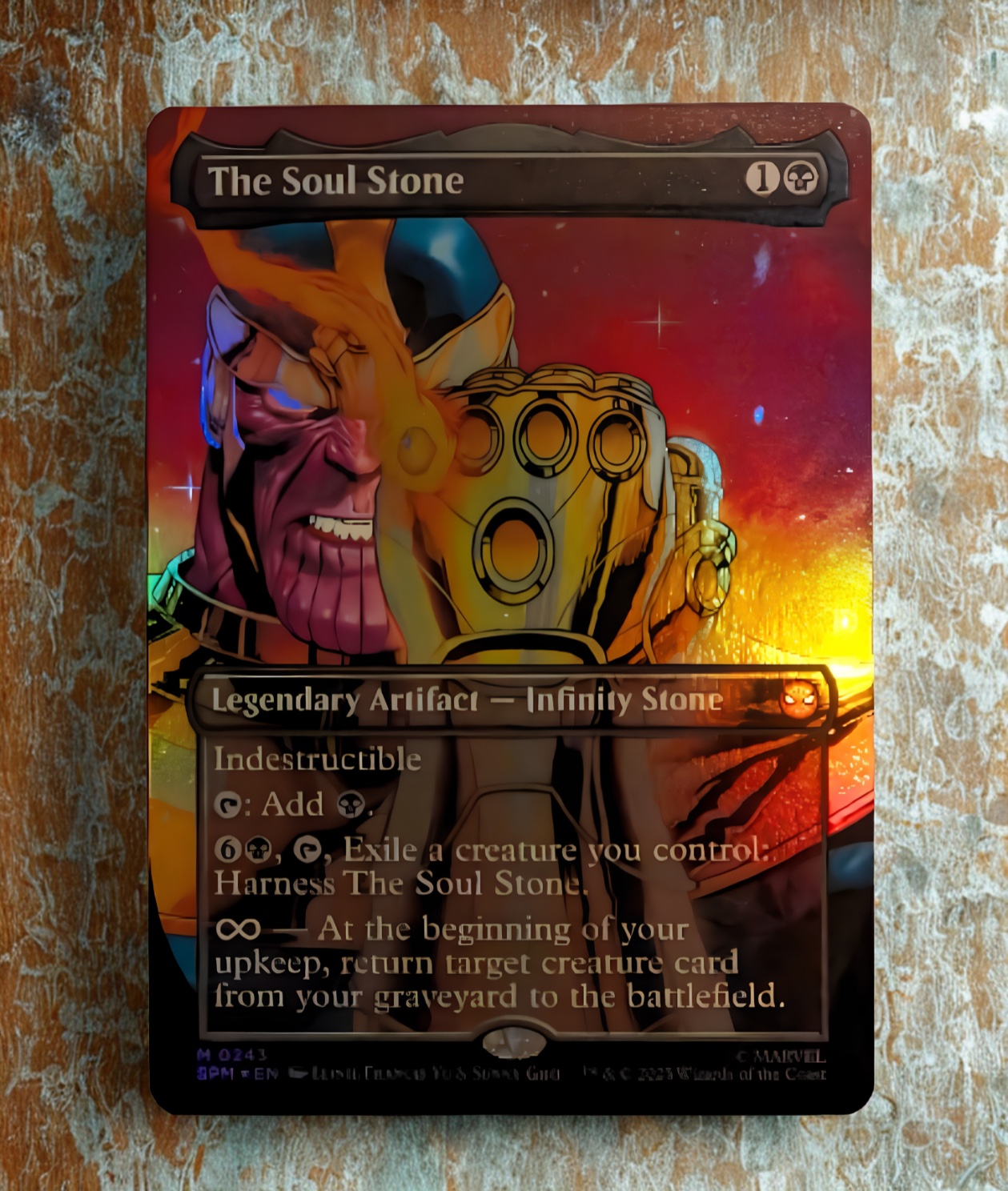 SOUL STONE — FULL-FACE FOIL PROOF · 1/1 · EL-2026-0104